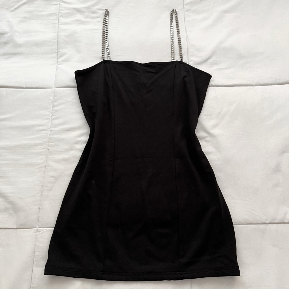 H&M black mini dress